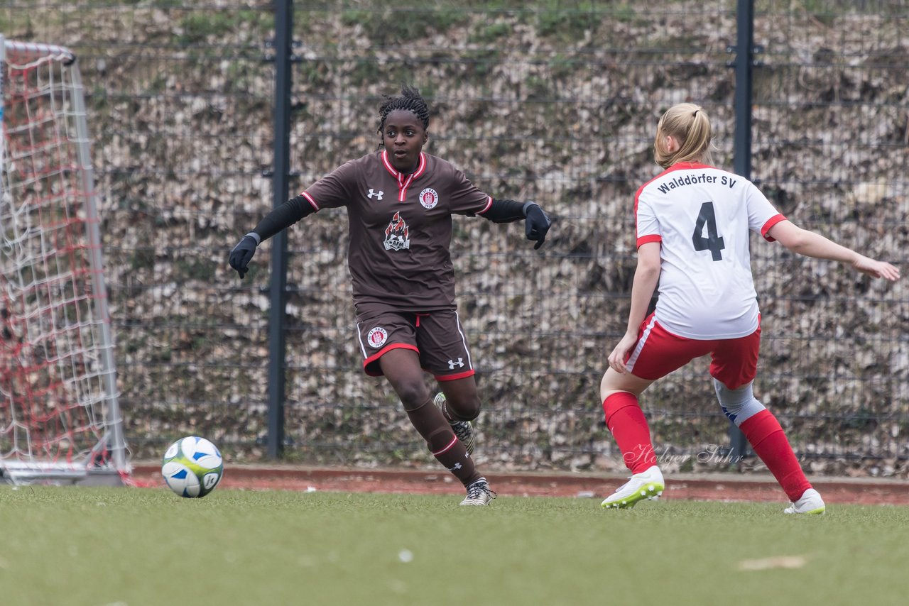 Bild 60 - B-Juniorinnen Walddoerfer - St.Pauli : Ergebnis: 4:1